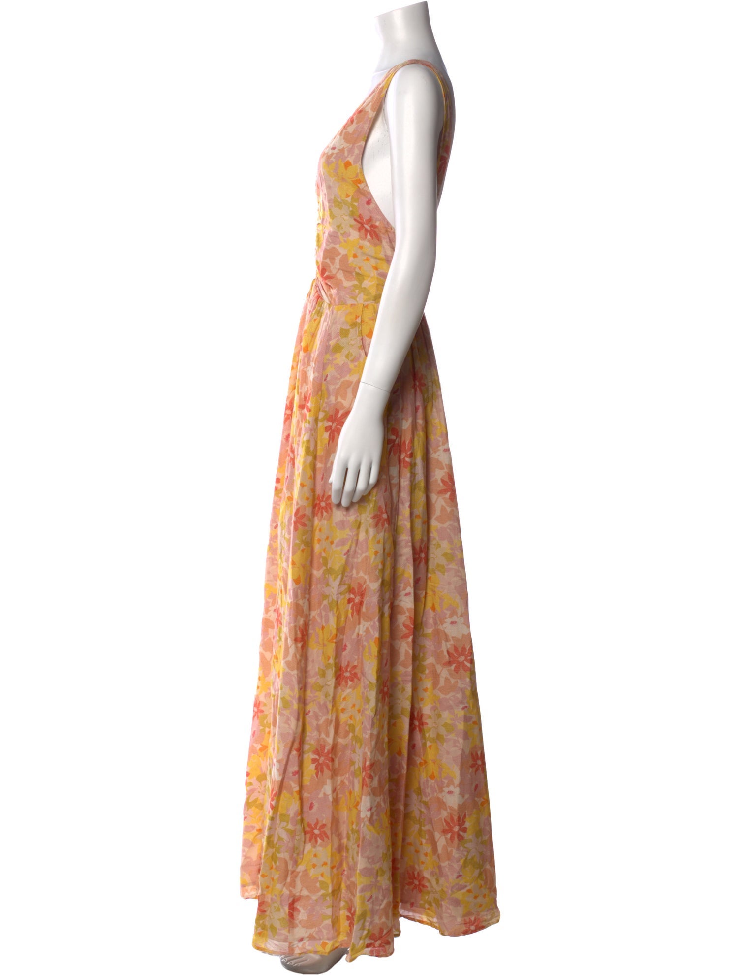 Magali Pascal Floral Print Long Dress