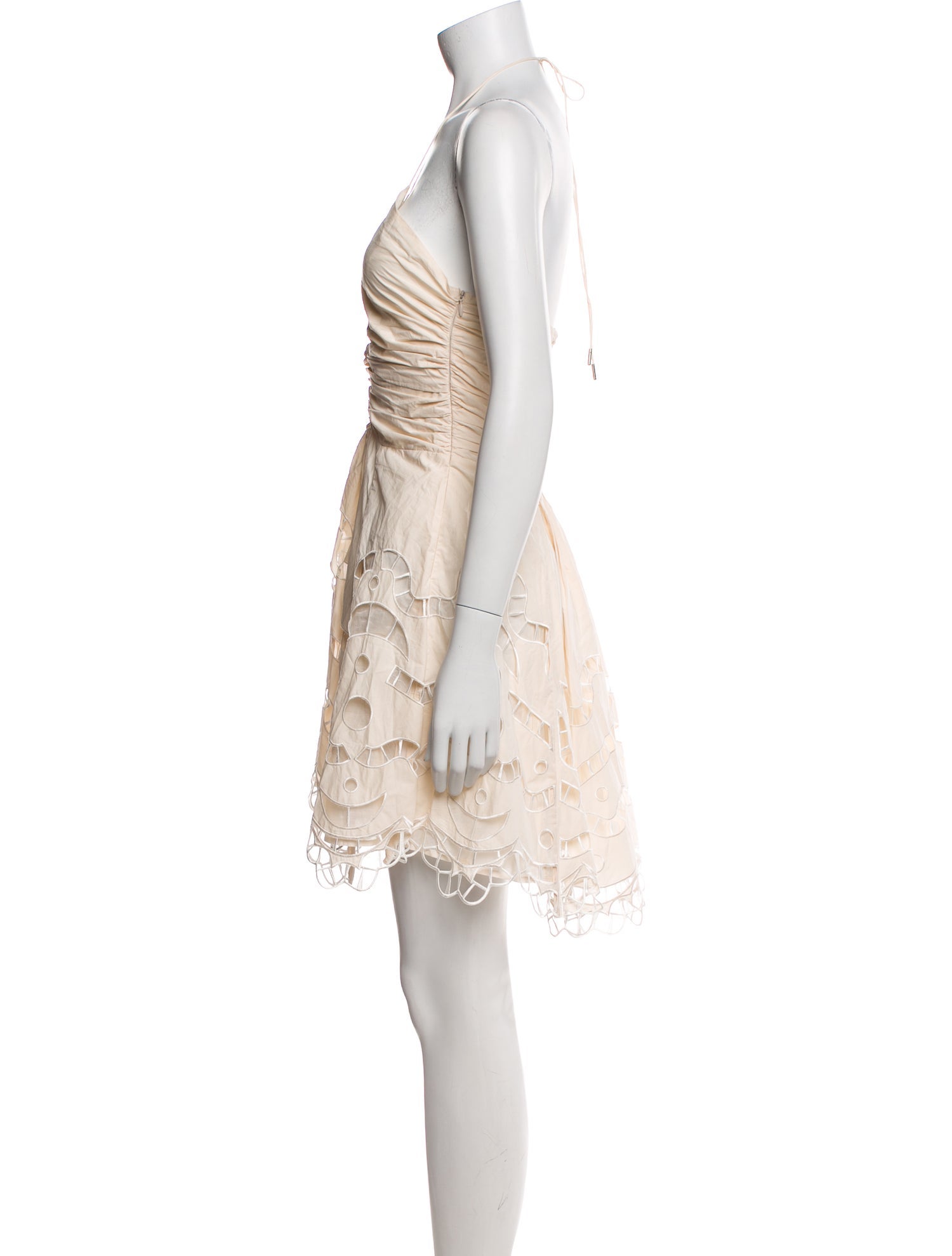 Magali Pascal Halterneck Mini Dress