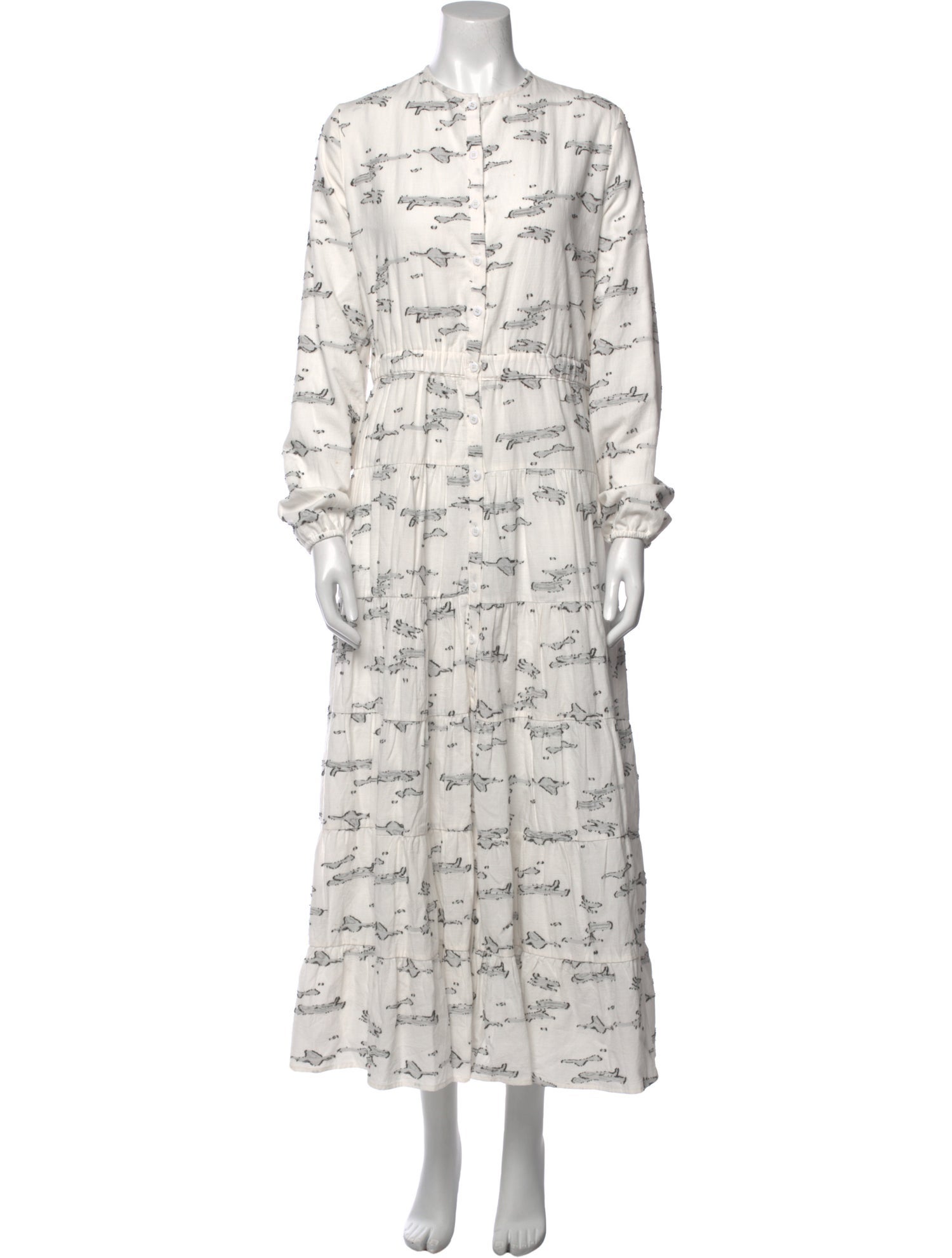 Magali Pascal Floral Print Long Dress