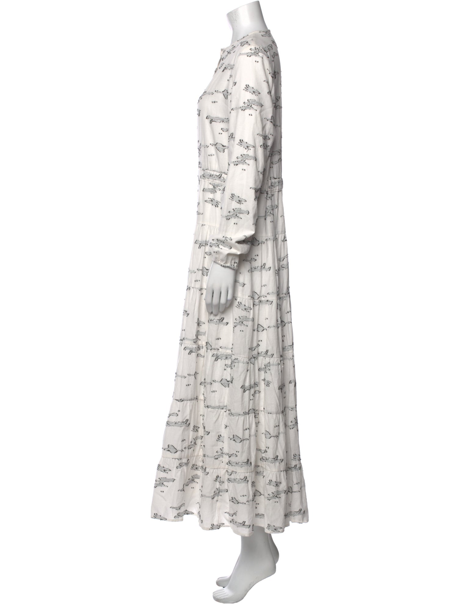 Magali Pascal Floral Print Long Dress
