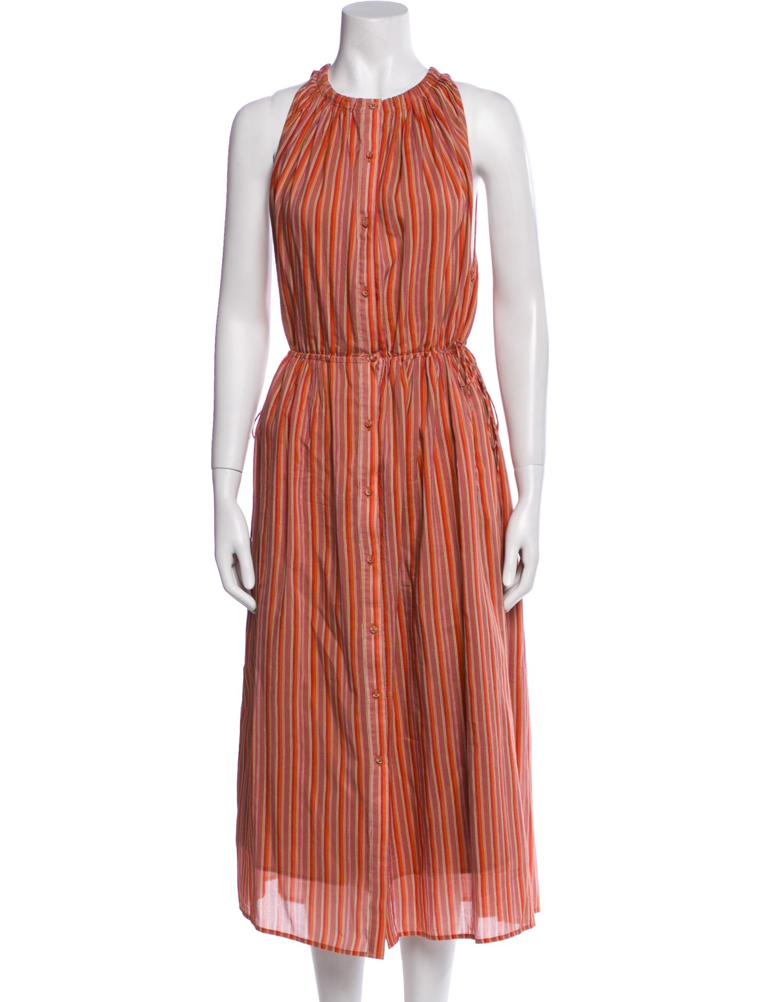 Magali Pascal Striped Long Dress