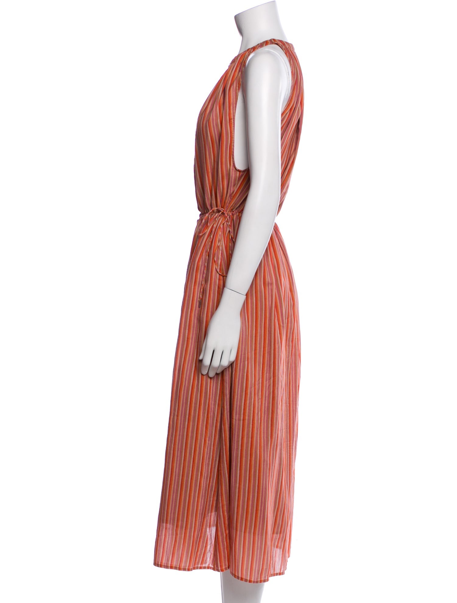 Magali Pascal Striped Long Dress