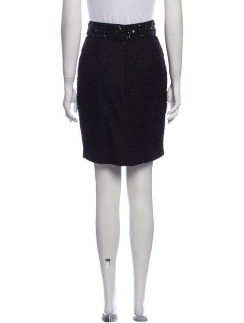 Marchesa Notte Sequin Embellishments Knee-Length Skirt
