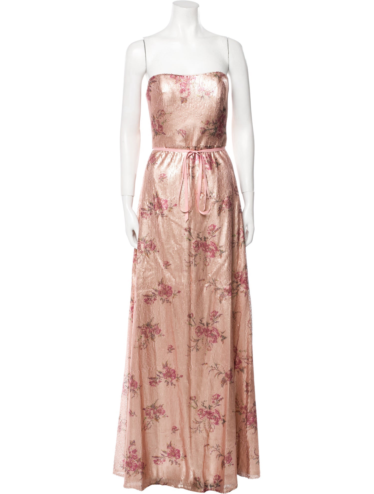 strapless open back dress Leyla Maxi Dress main image 1