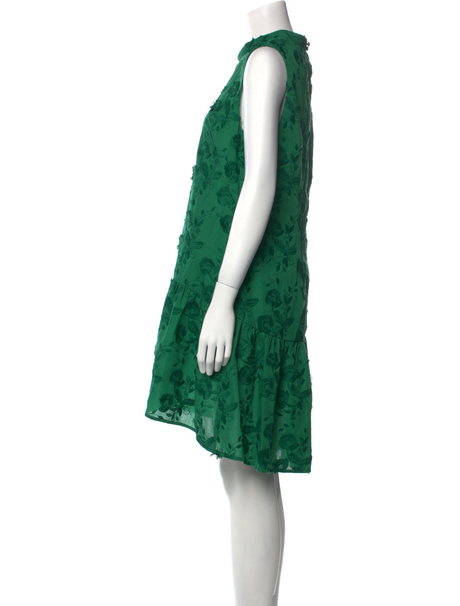 Marchesa Notte Floral Print Knee-Length Dress