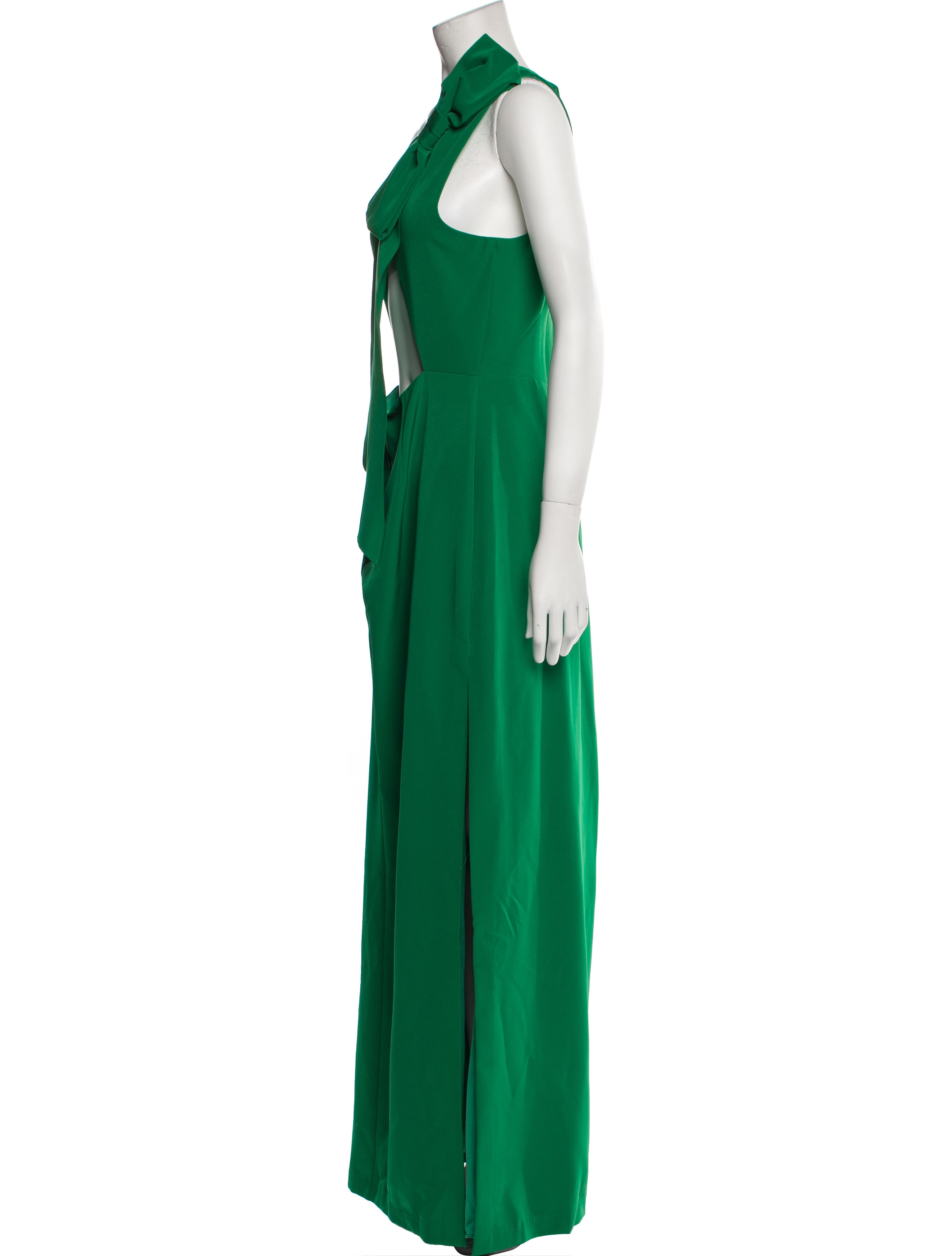 Marchesa Notte One-Shoulder Long Dress w/ Tags