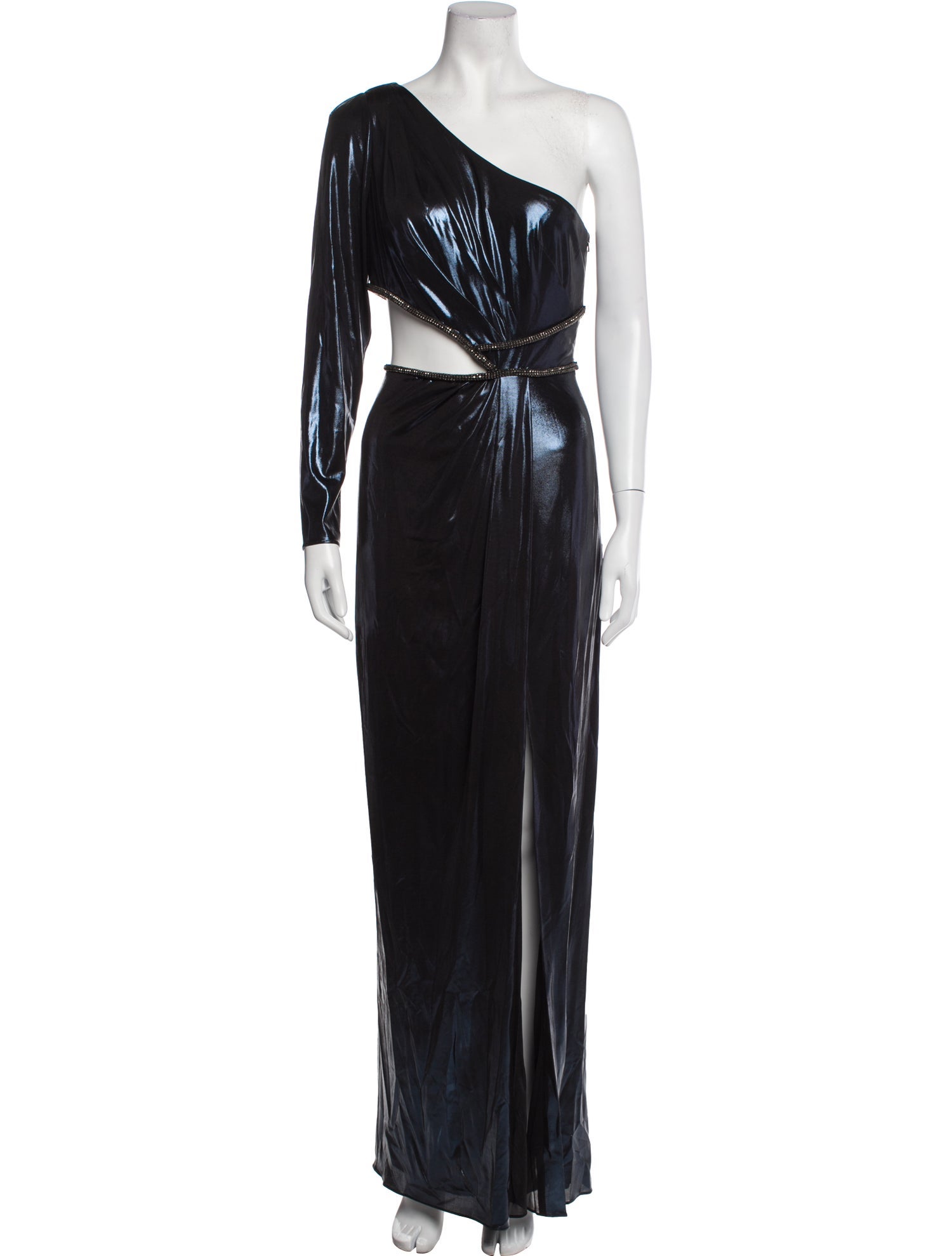 princess polly baby blue dress Pre-owned BCBG MaxAzria Runway Satin Dress – Sabrina's Closet main image 0