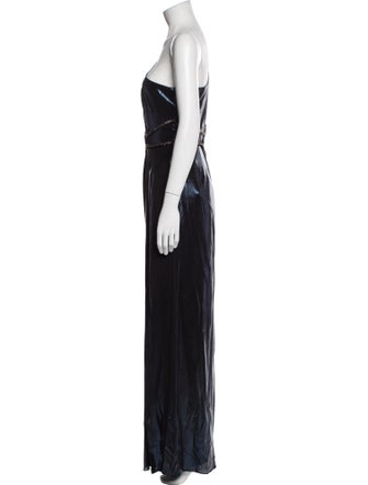Marchesa Notte One-Shoulder Long Dress