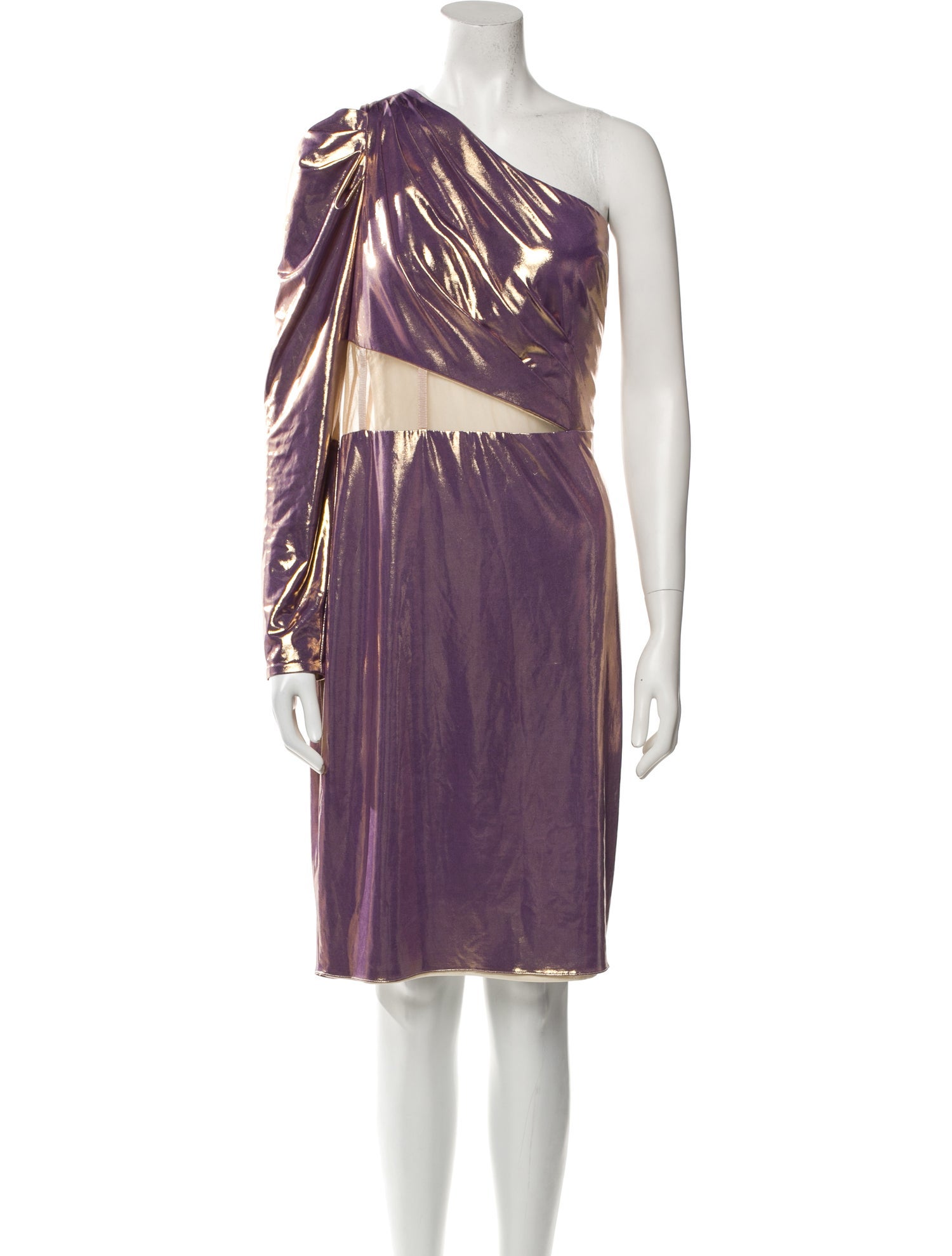 Marchesa Notte Bustier with boning Knee-Length Dress