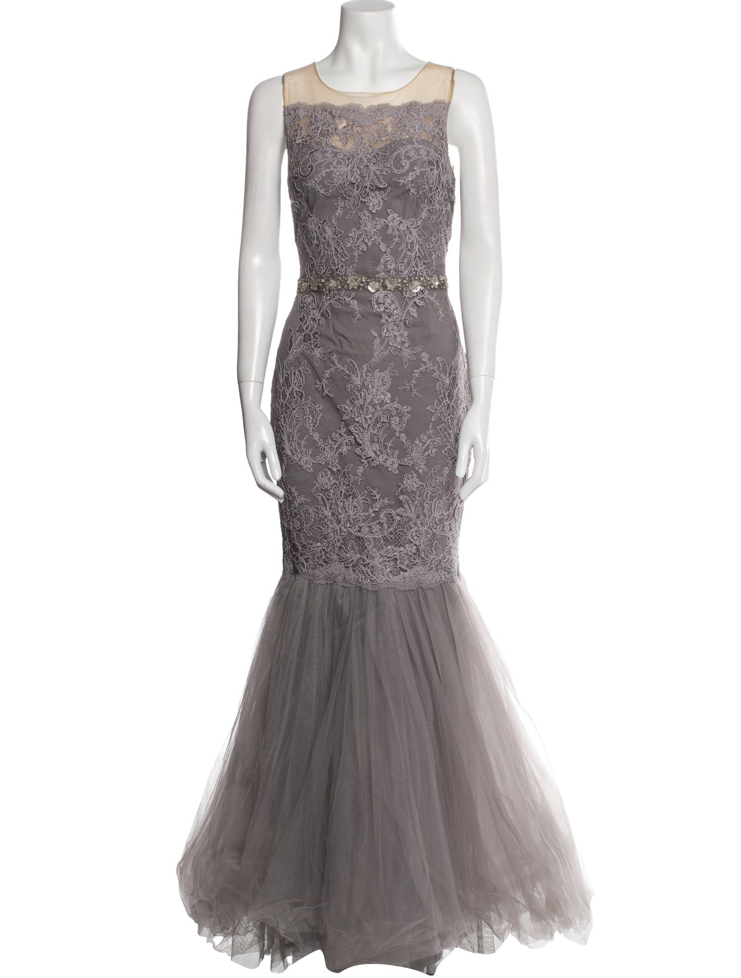 Marchesa Notte Nylon Long Dress