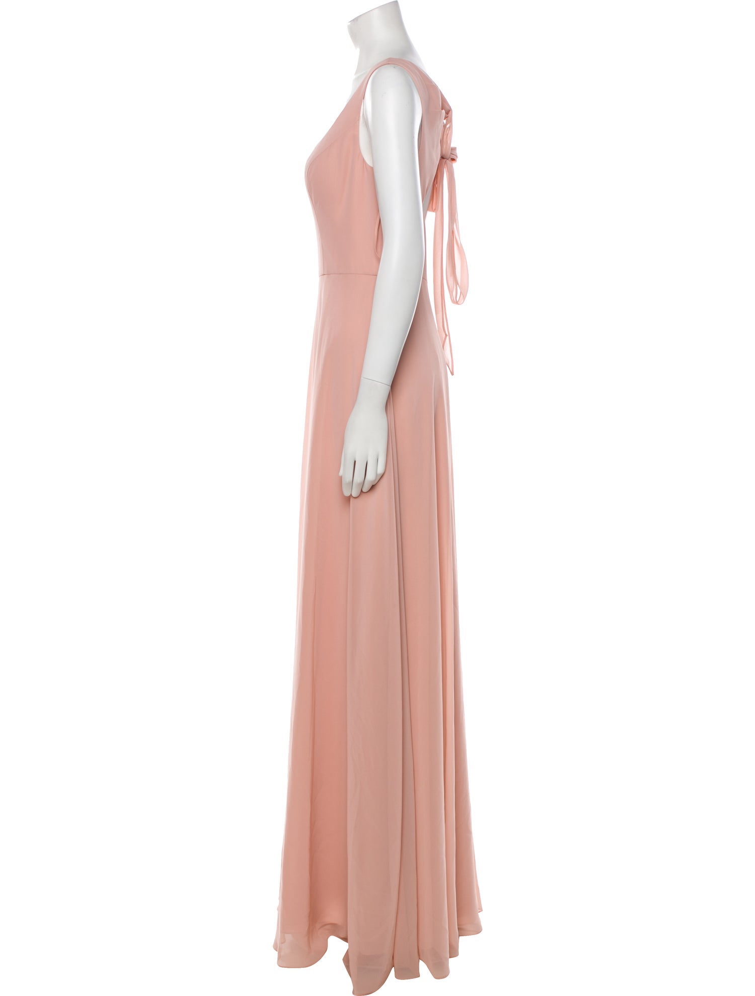 Marchesa Notte Square Neckline Long Dress