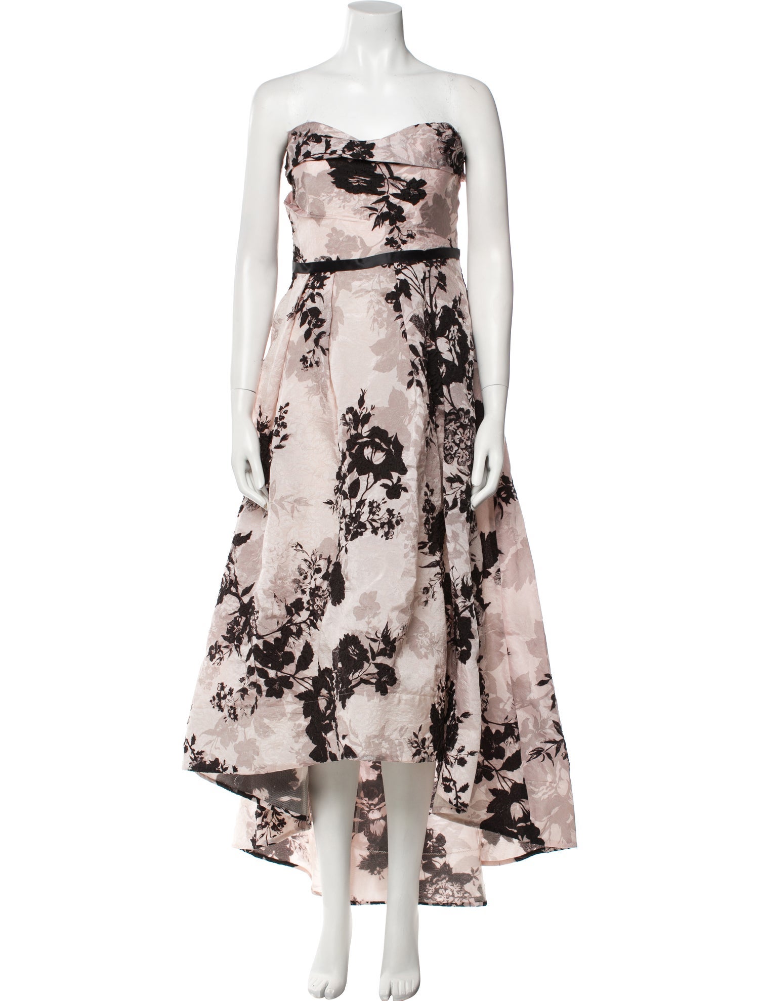 Marchesa Notte Floral Print Long Dress w/ Tags