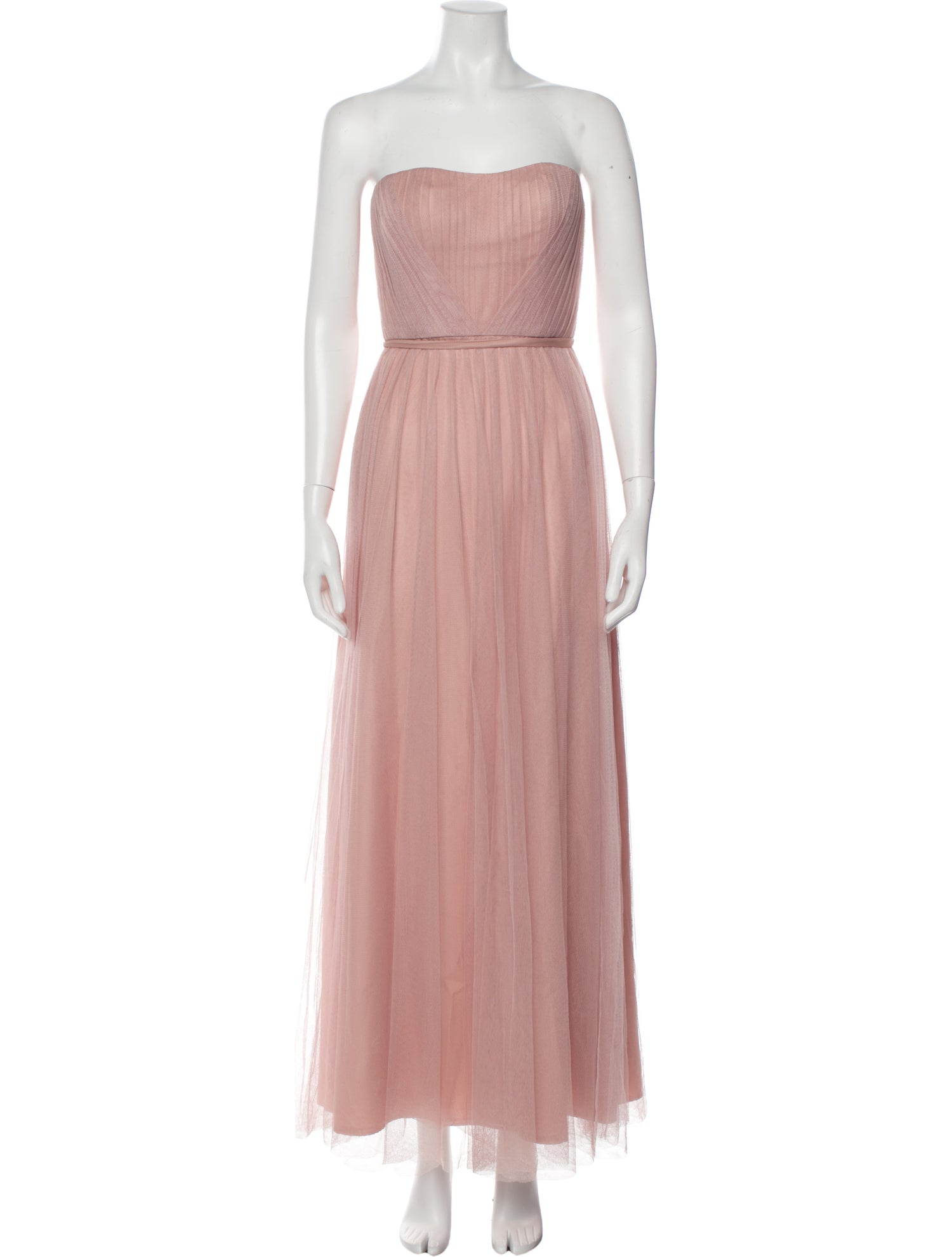 Marchesa Notte Strapless Long Dress