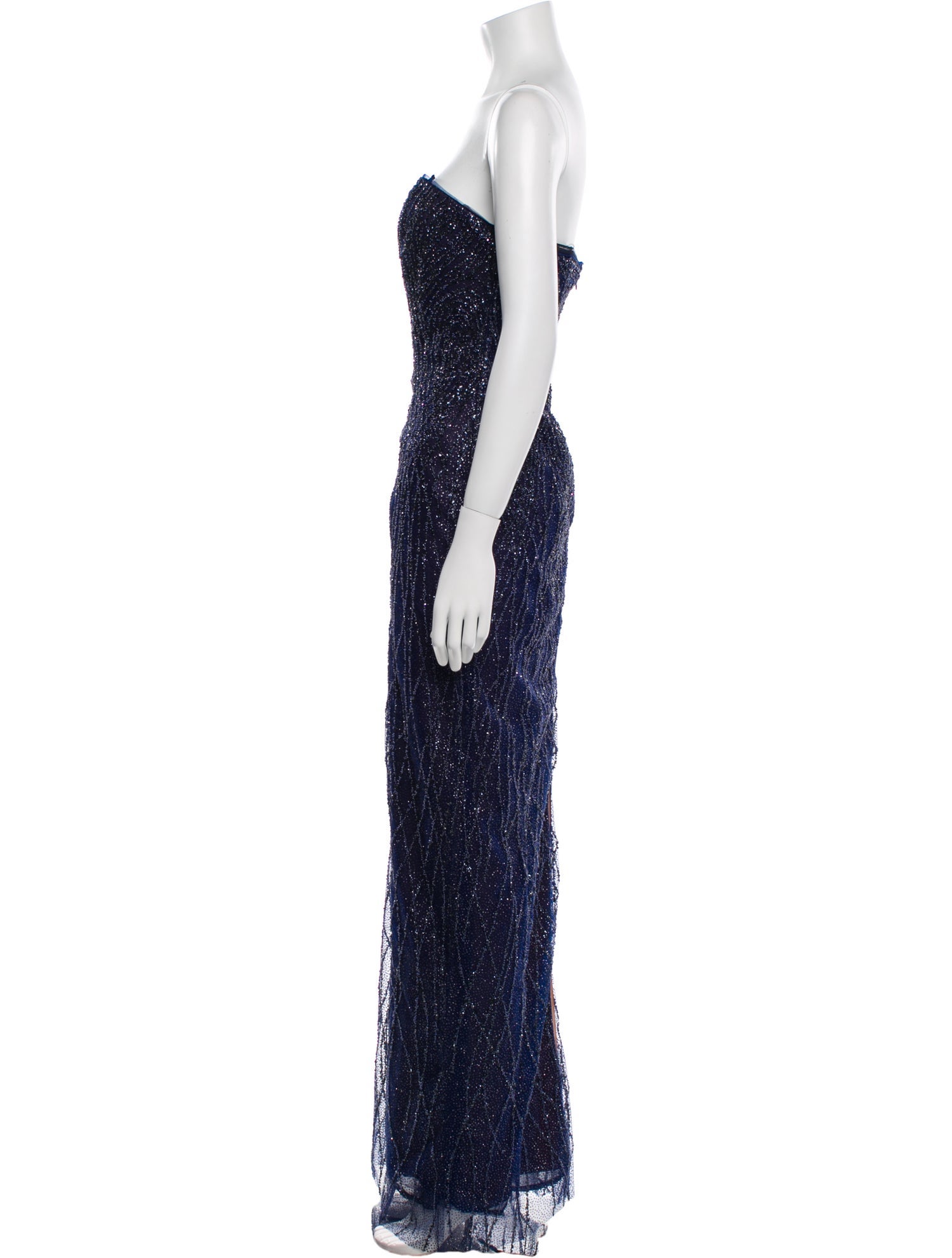 Marchesa Notte Strapless Long Dress