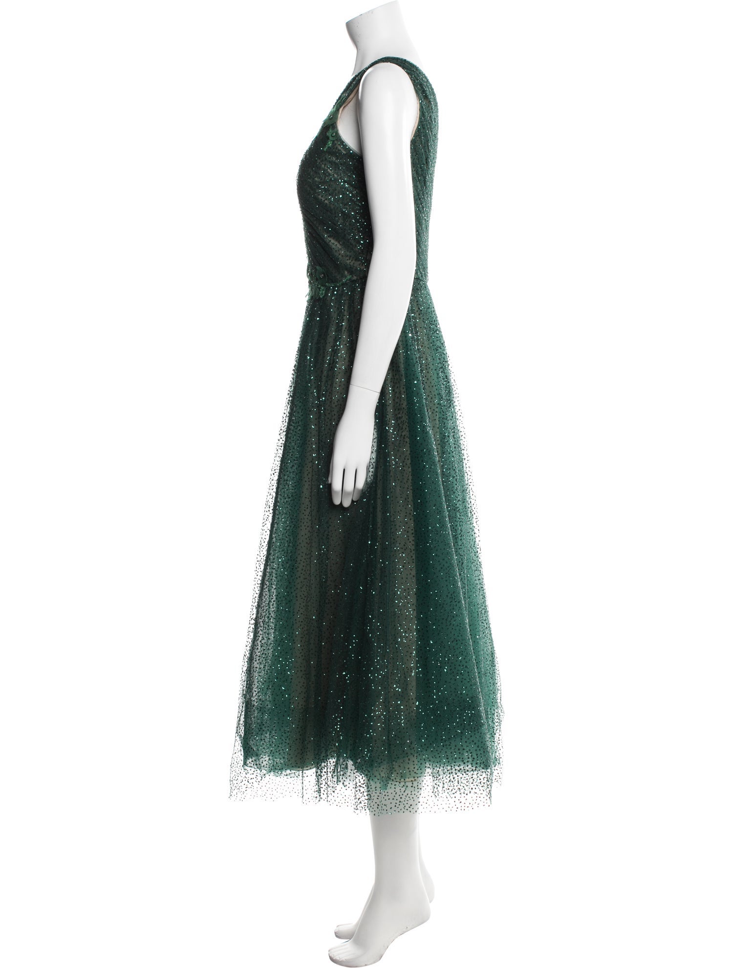 Marchesa Notte Nylon Long Dress