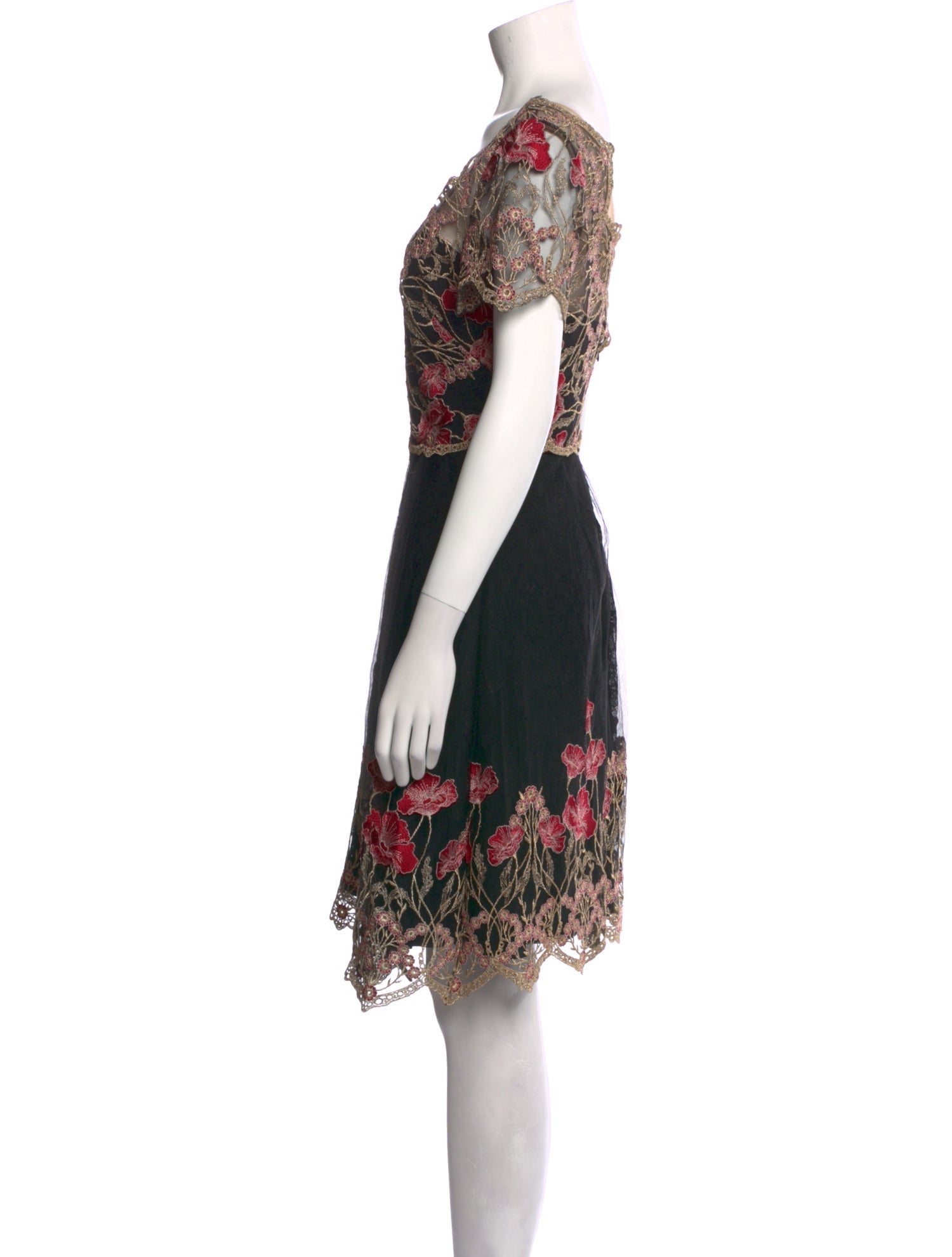 Marchesa Notte Nylon Mini Dress