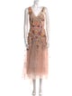Marchesa Notte Nylon Long Dress