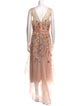 Marchesa Notte Nylon Long Dress