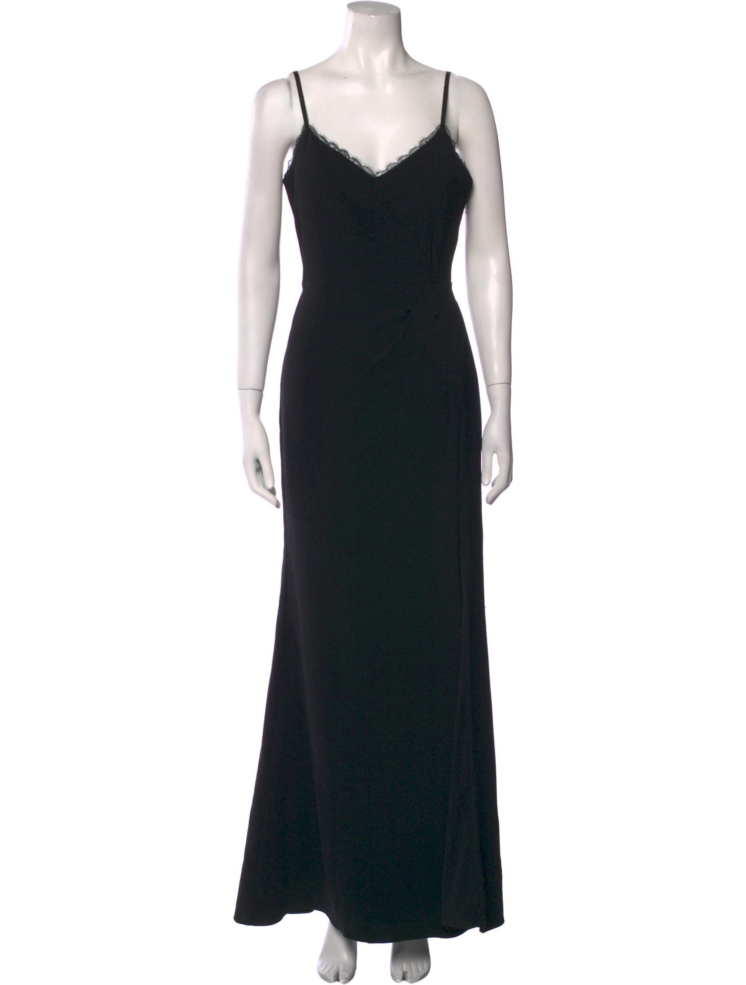 Marchesa Notte V-Neck Long Dress