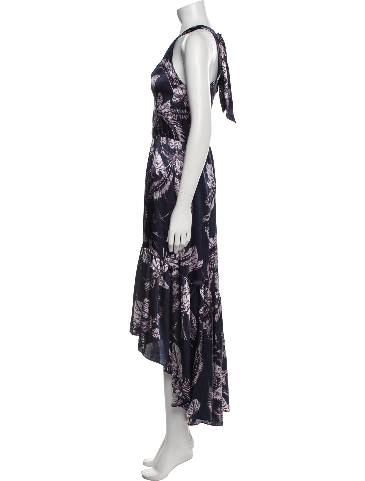 Marchesa Notte Floral Print Long Dress w/ Tags