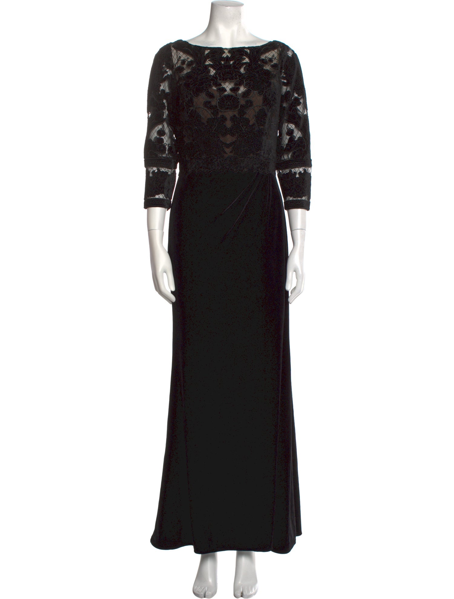 Marchesa Notte Printed Long Dress