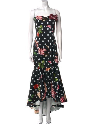 Marchesa Notte Dresses Printed Long Dress US 16 | XXL
