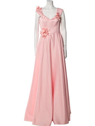Marchesa Notte Dresses V-Neck Long Dress US 20 | 4XL