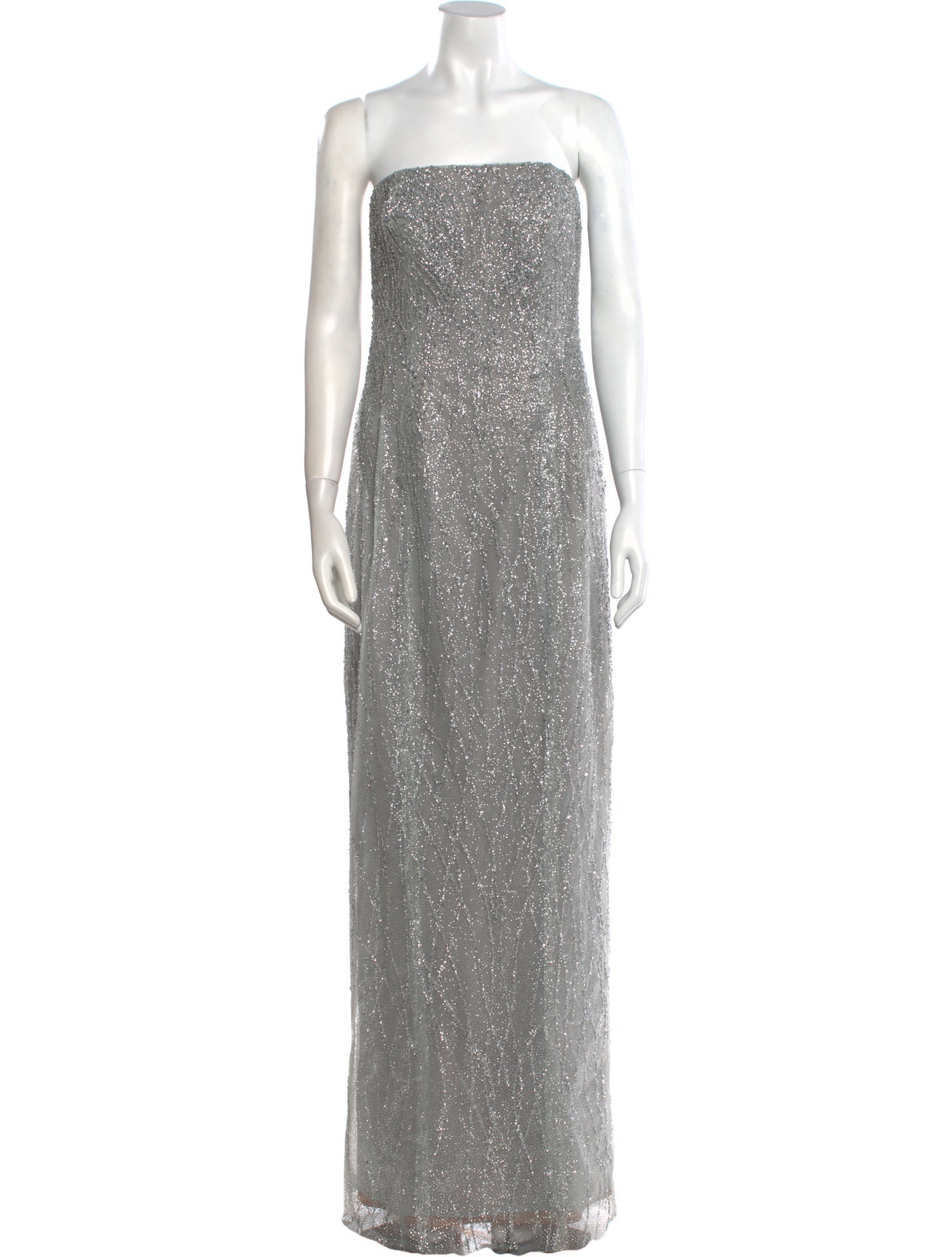 Marchesa Notte Strapless Long Dress