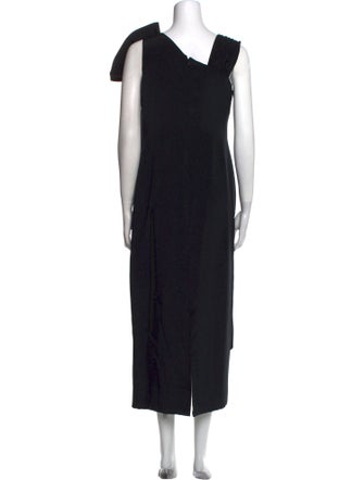 Marchesa Notte Silk Long Dress