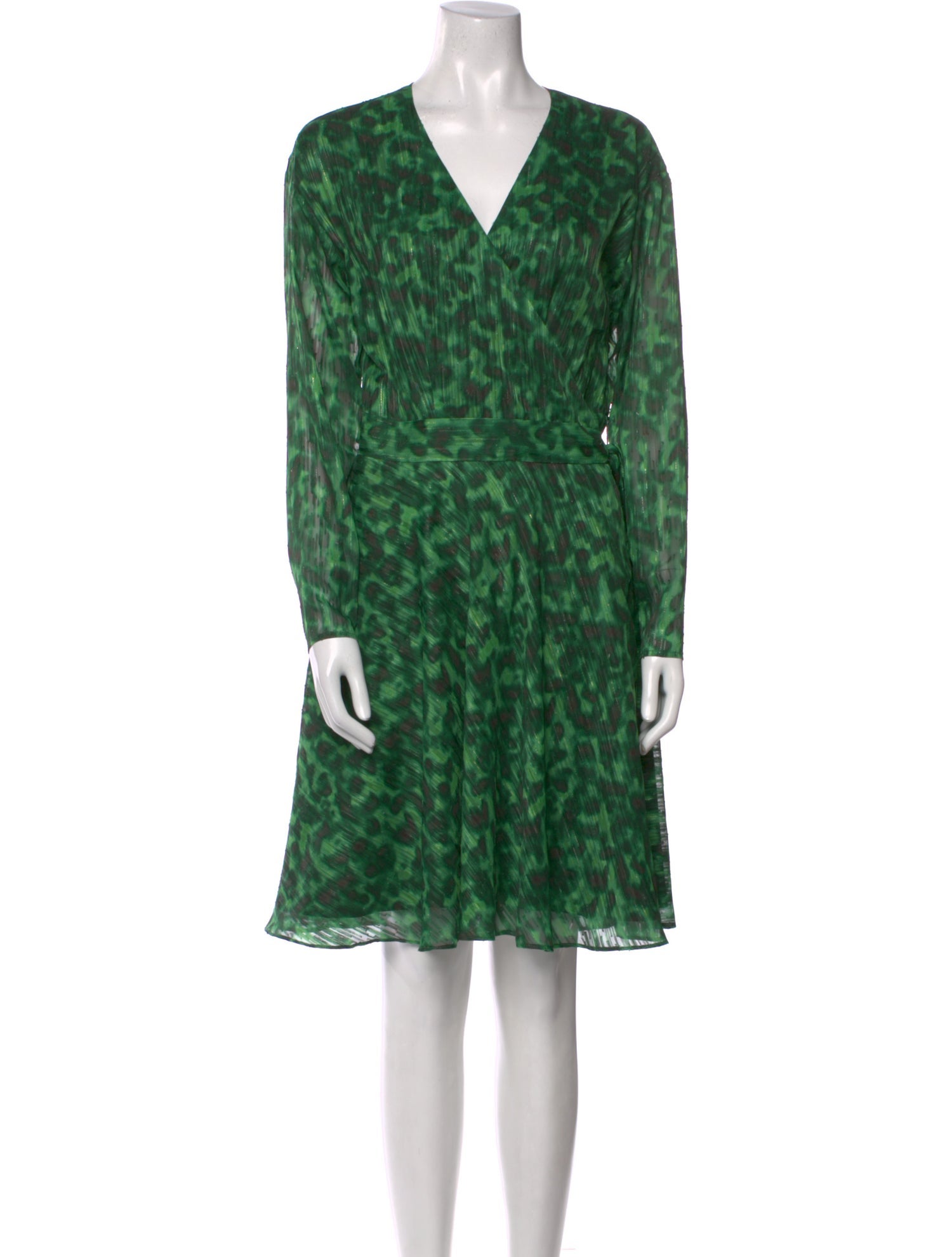 Marchesa Notte Printed Knee-Length Dress w/ Tags