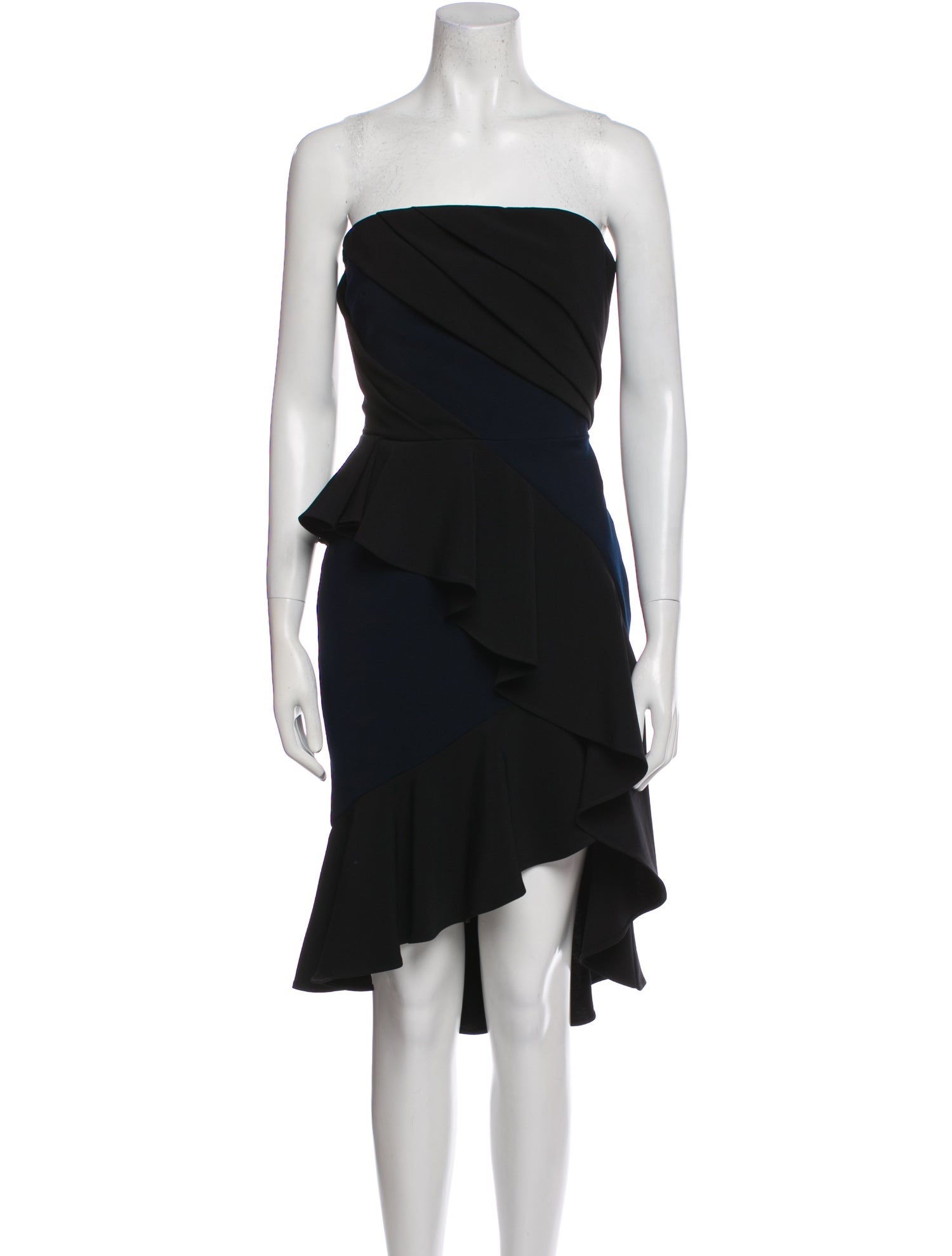 Marchesa Notte Strapless Mini Dress