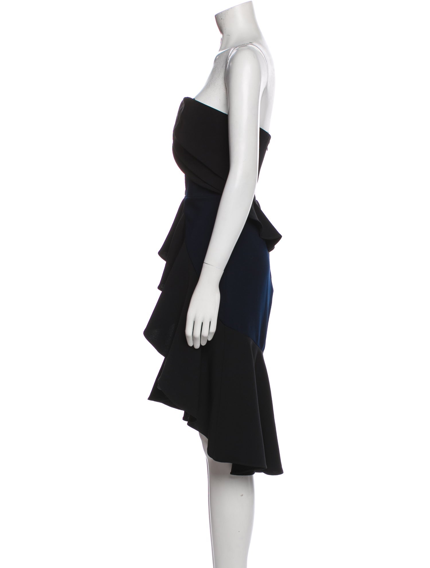 Marchesa Notte Strapless Mini Dress