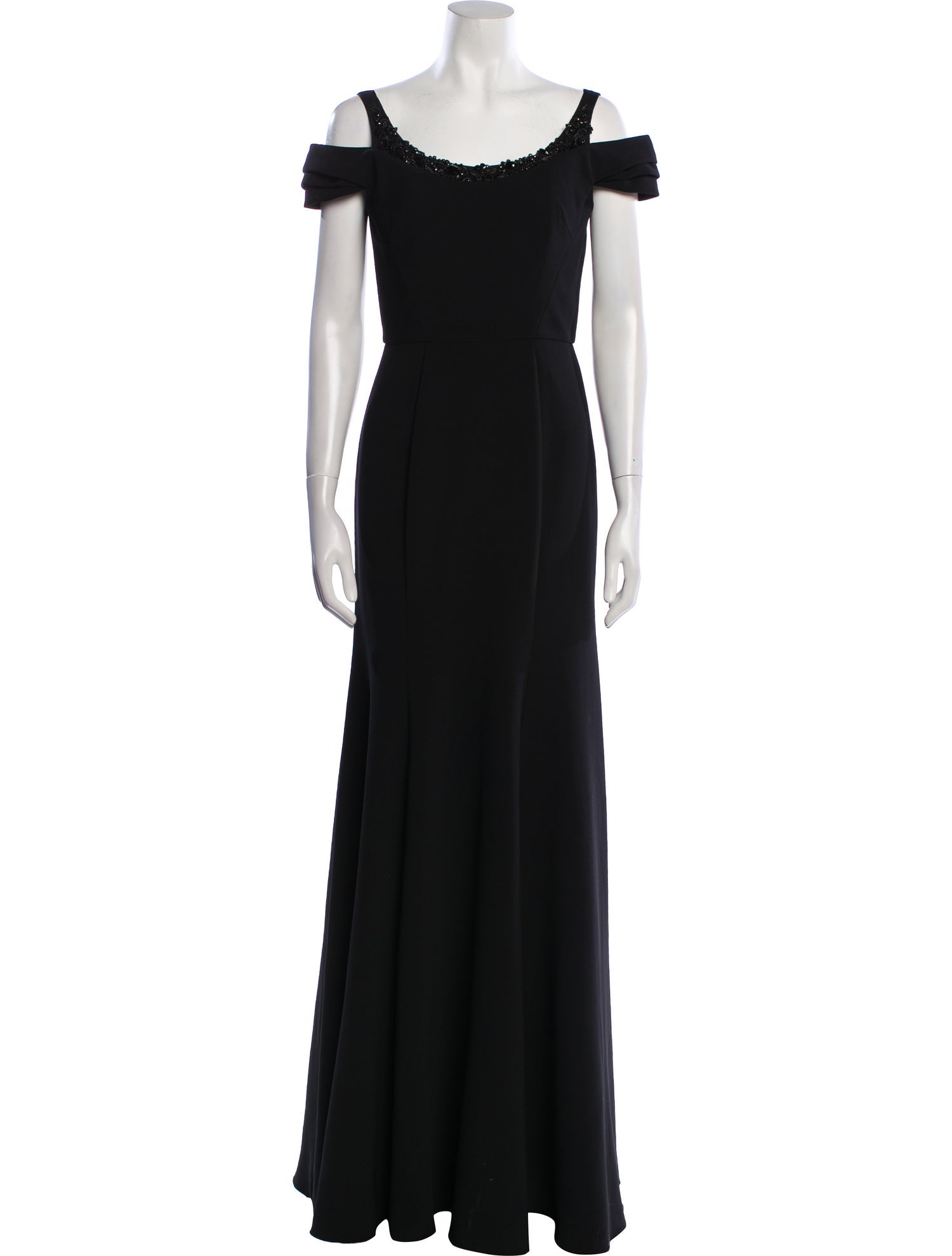 Marchesa Notte Scoop Neck Long Dress w/ Tags
