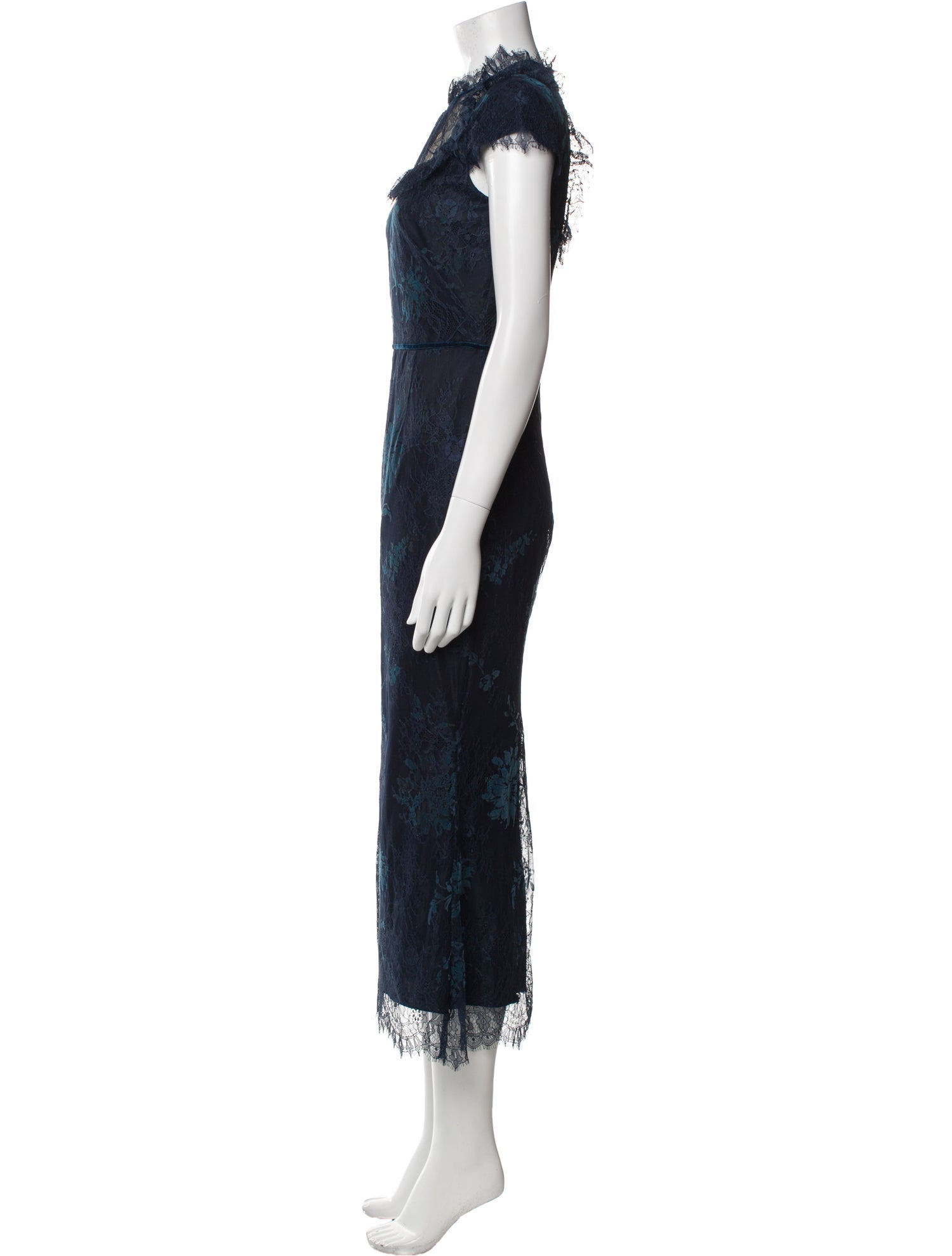Marchesa Notte Nylon Long Dress