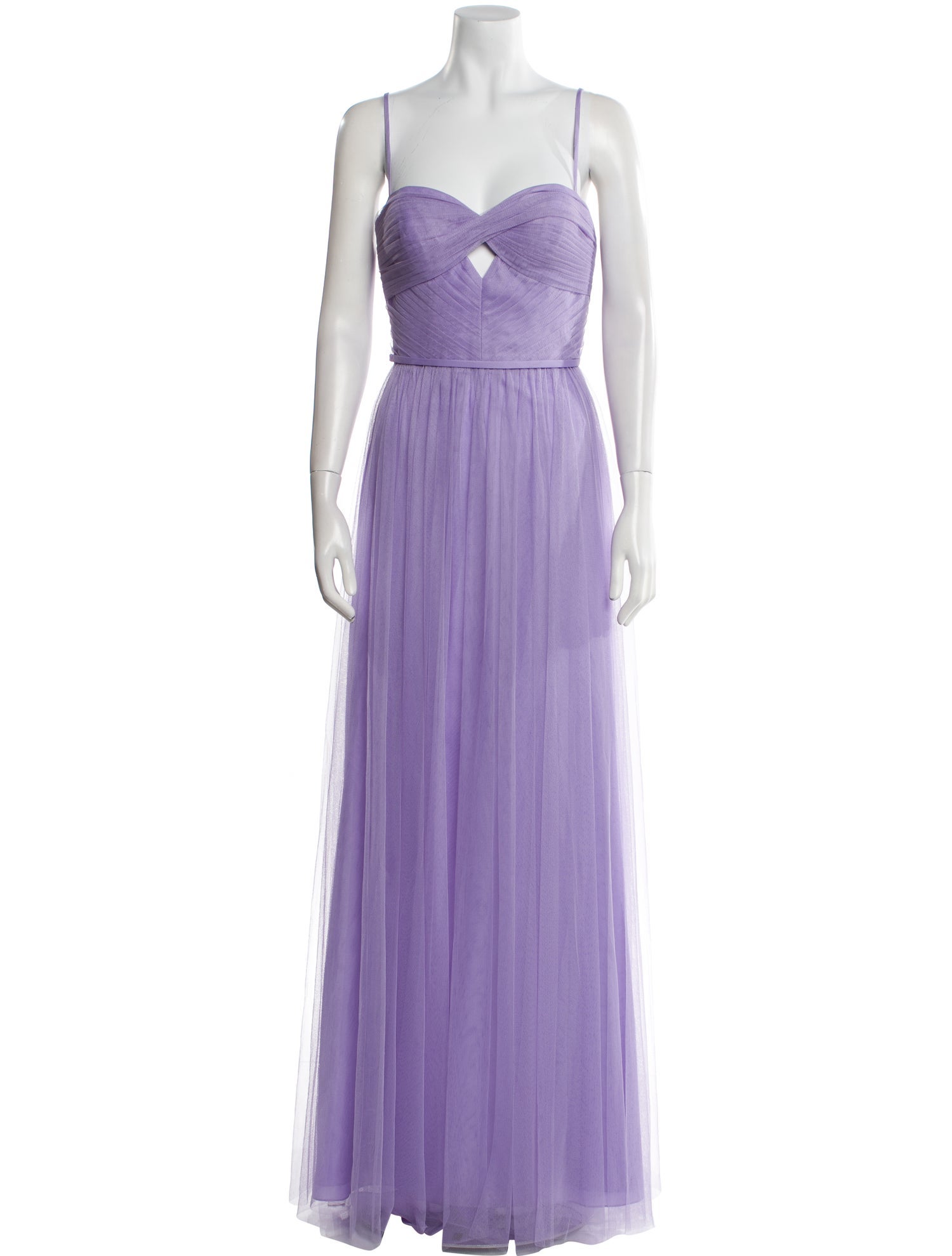 Marchesa Notte Square Neckline Long Dress