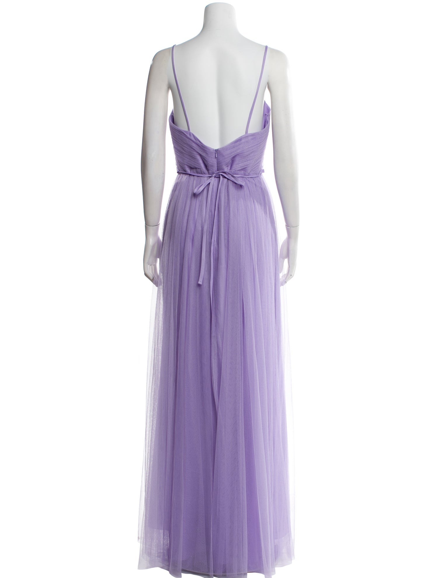 Marchesa Notte Square Neckline Long Dress