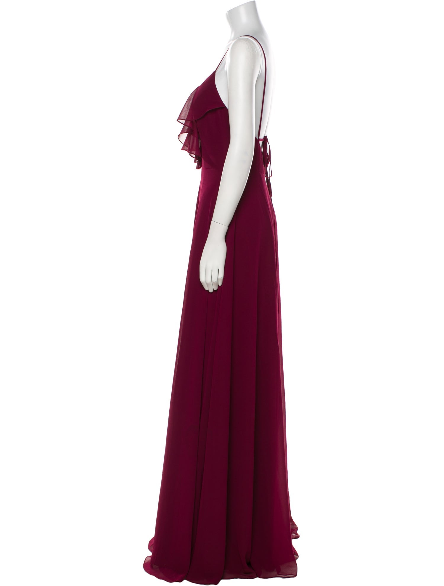 Marchesa Notte V-Neck Long Dress w/ Tags