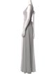 Marchesa Notte V-Neck Long Dress