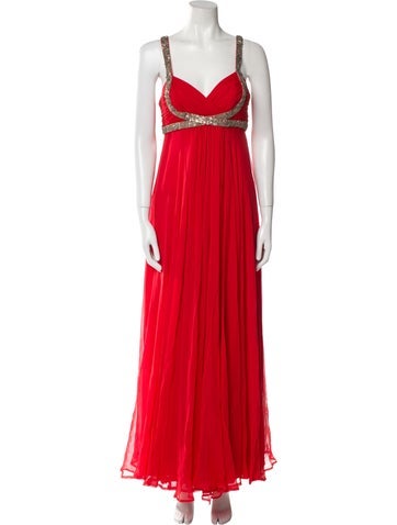 Marchesa Notte Dresses Silk Long Dress US 6 | M