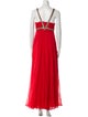 Marchesa Notte Silk Long Dress