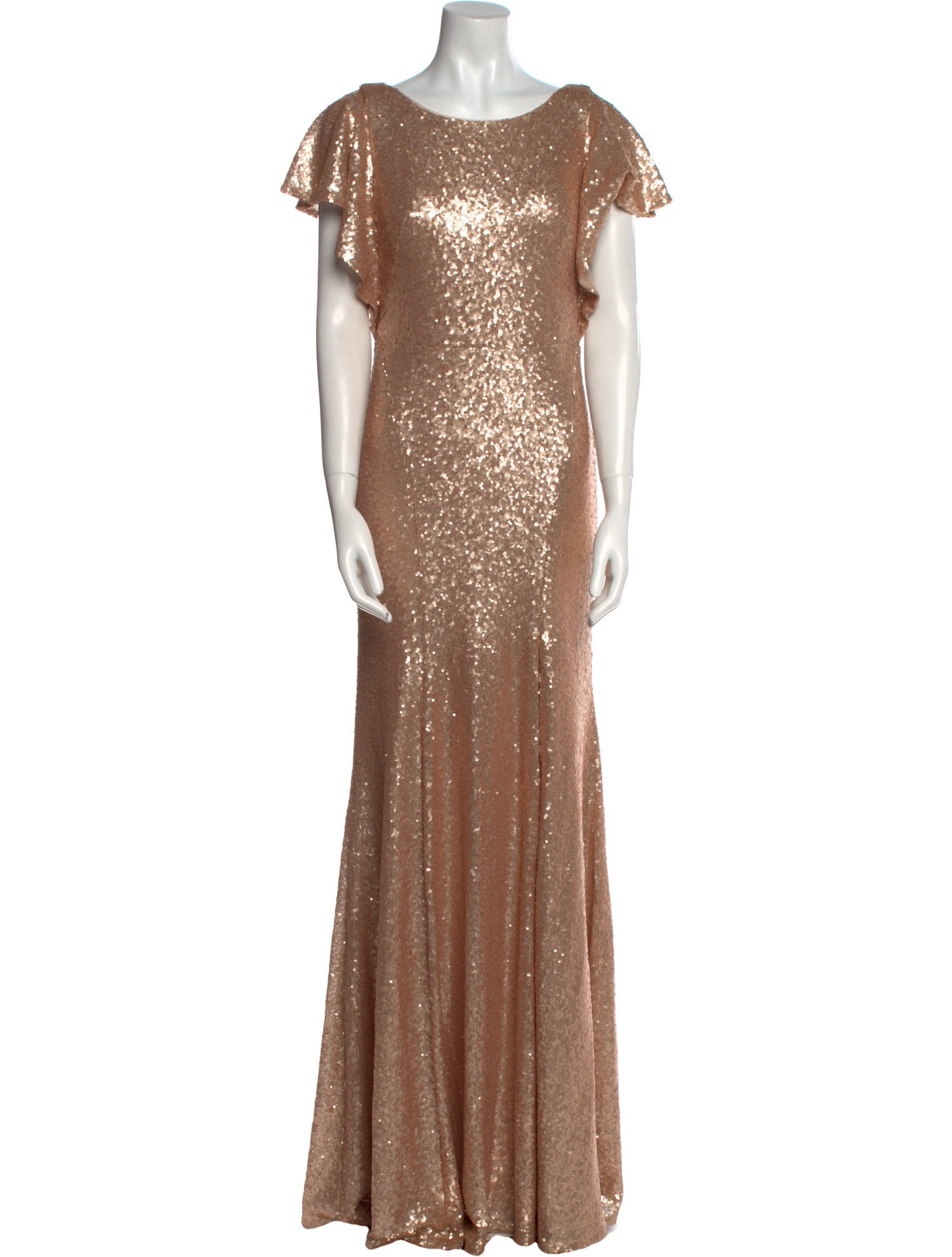 Marchesa Notte Scoop Neck Long Dress w/ Tags