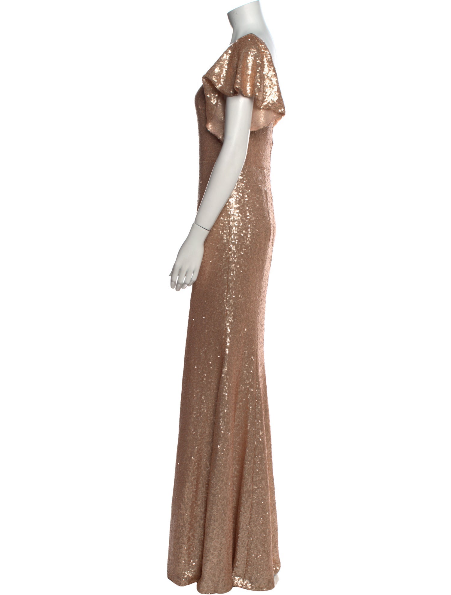 Marchesa Notte Scoop Neck Long Dress w/ Tags