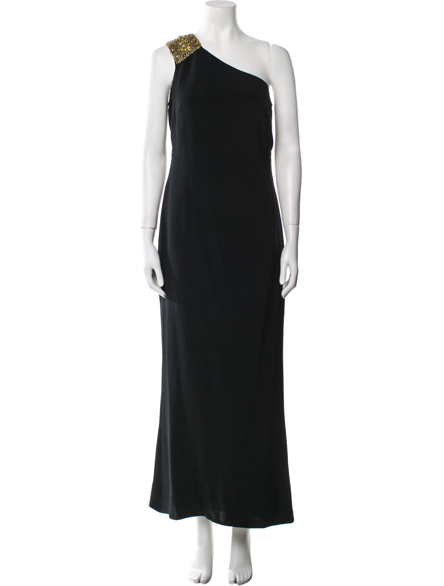 Marchesa Notte Silk Long Dress