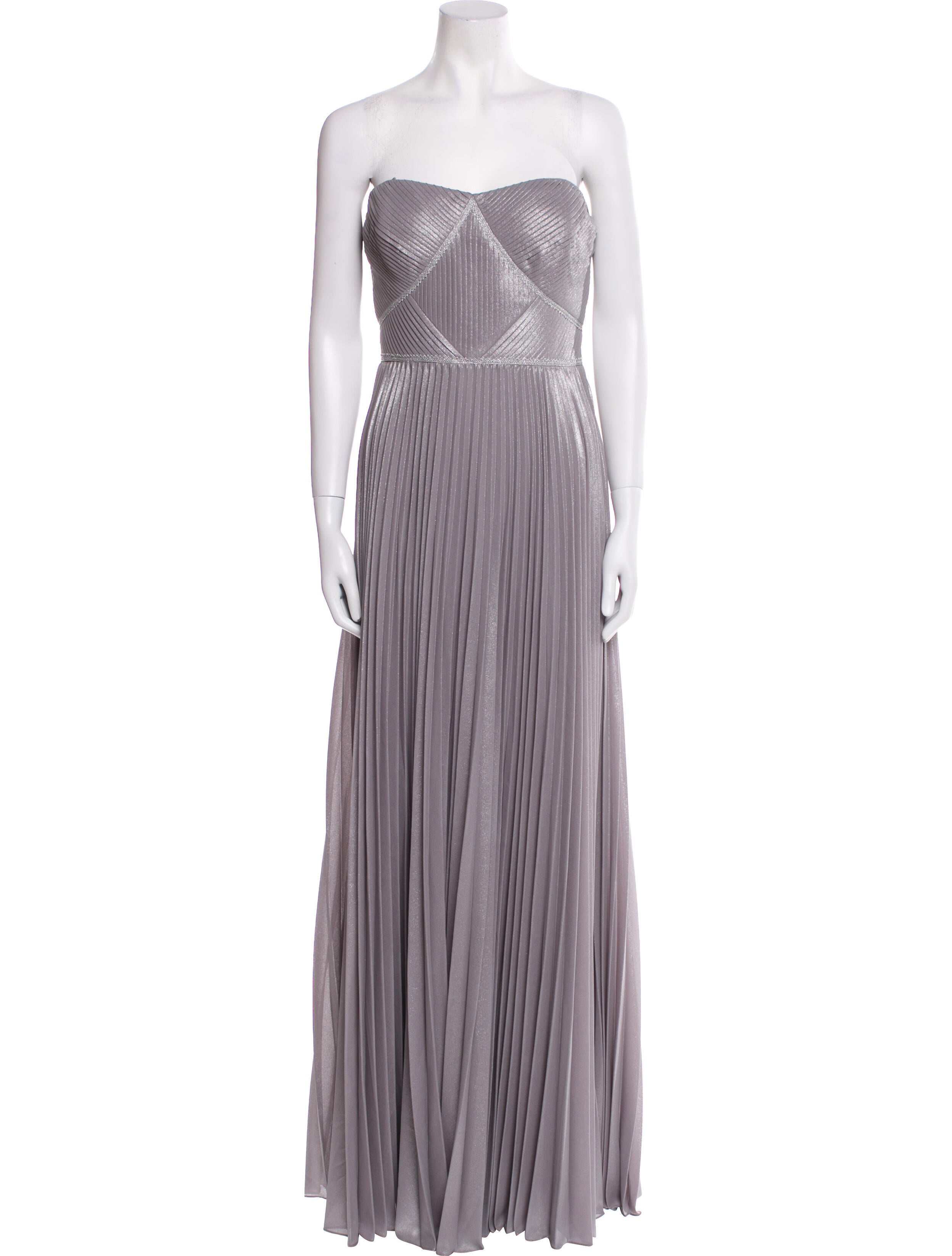 Marchesa Notte Strapless Long Dress