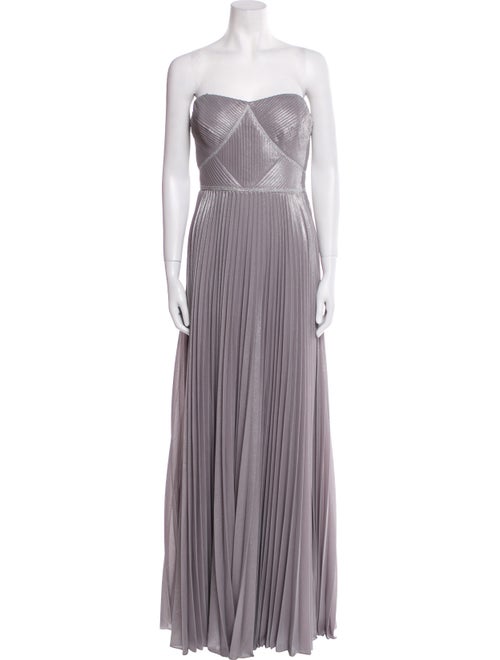 Marchesa Notte Strapless Long Dress