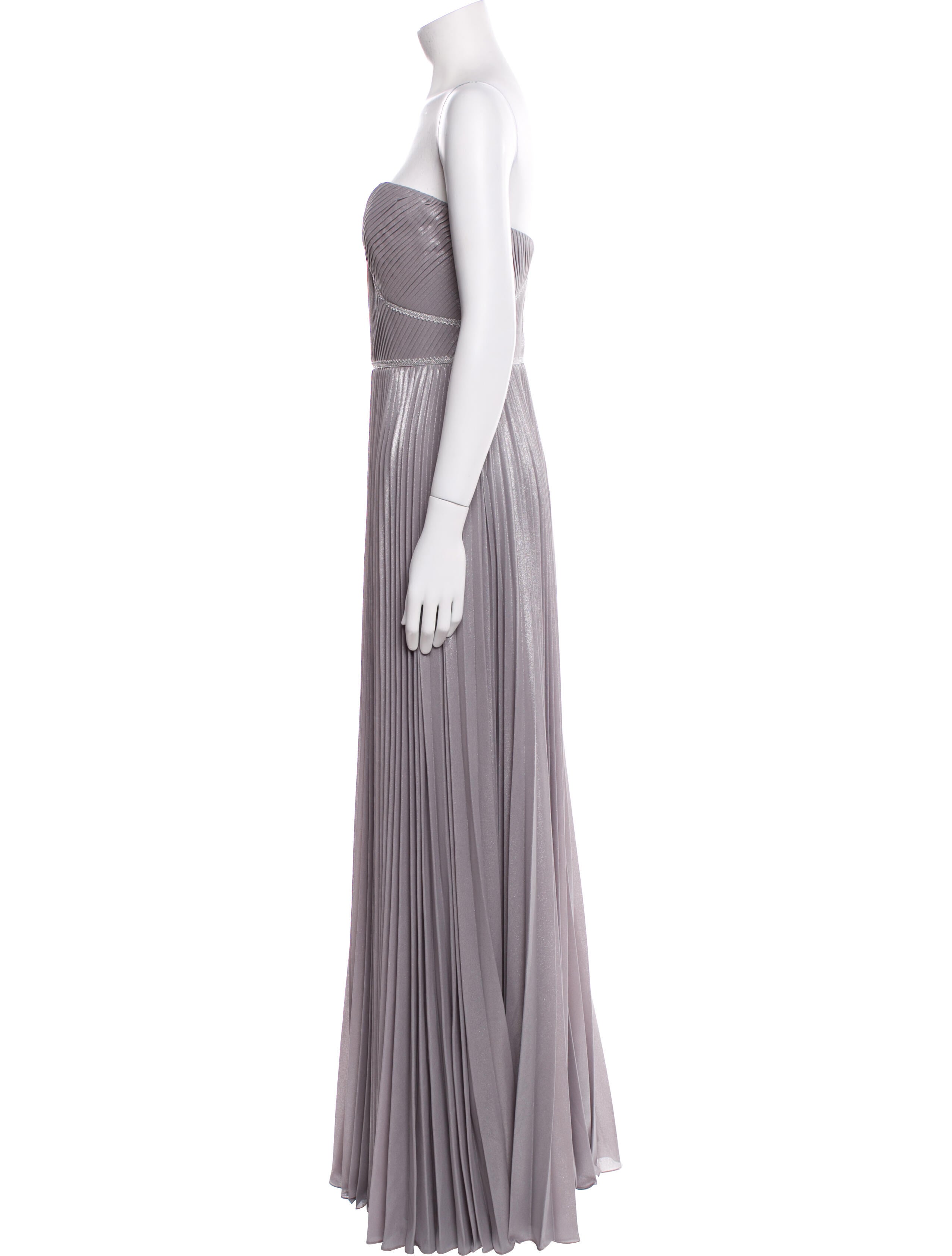 Marchesa Notte Strapless Long Dress