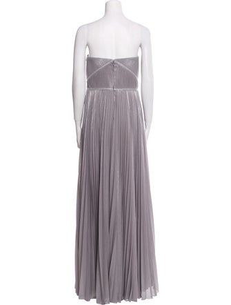 Marchesa Notte Strapless Long Dress