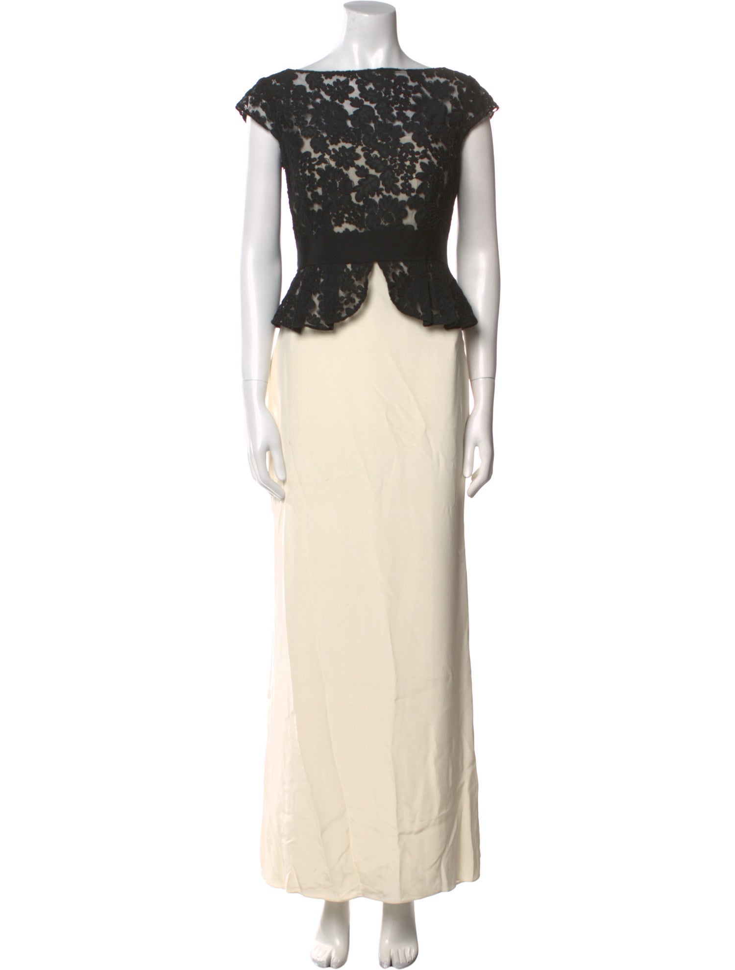 Marchesa Notte Silk Long Dress