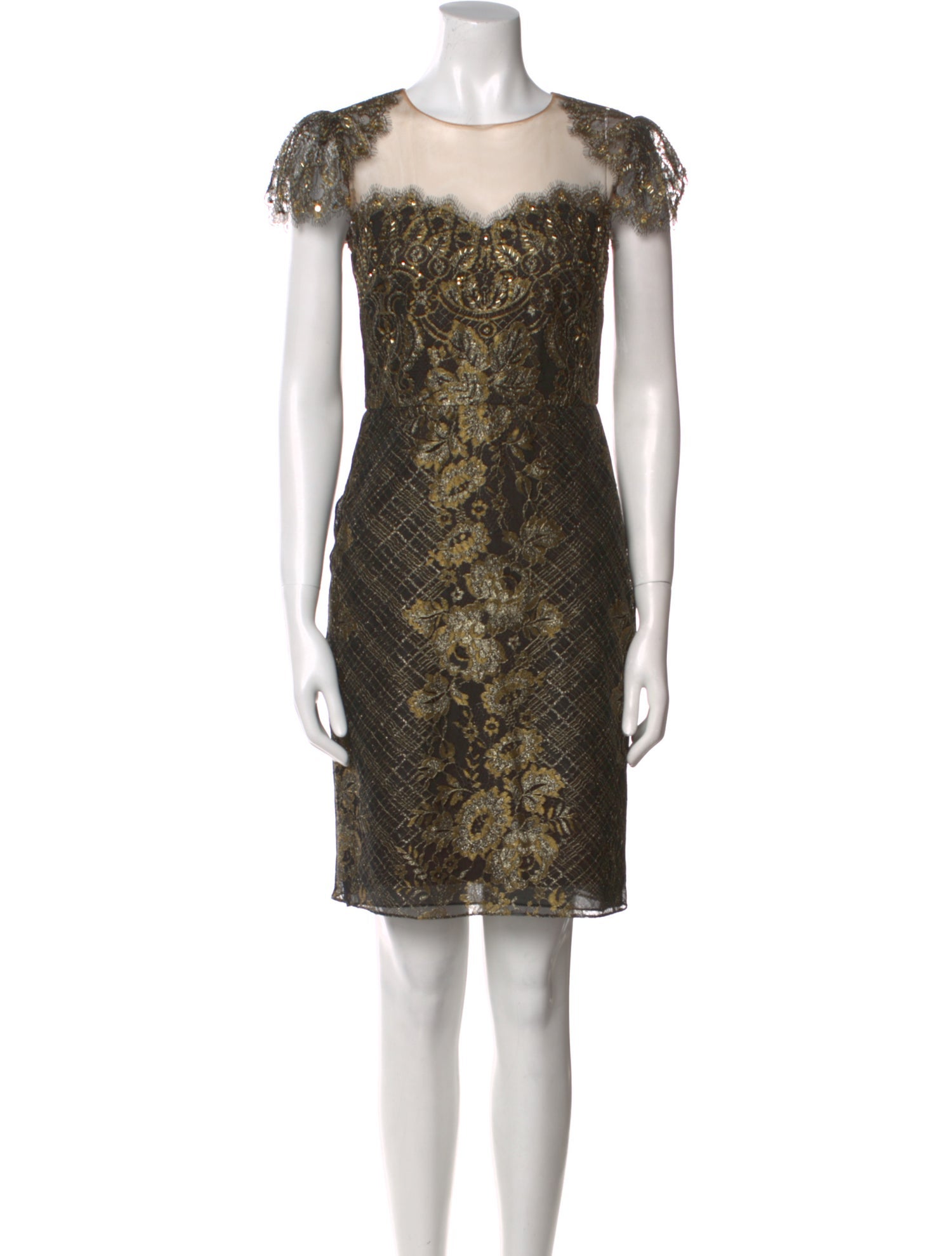 Marchesa Notte Nylon Mini Dress