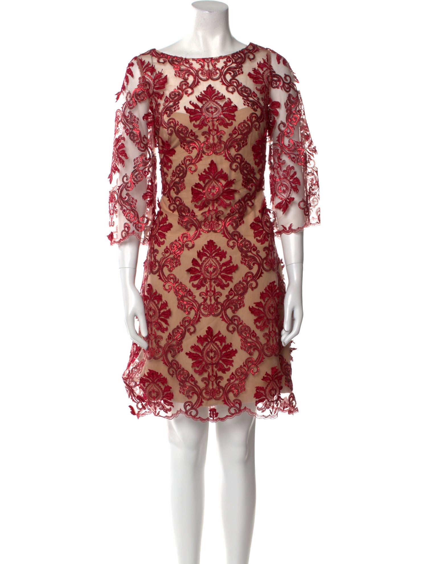 Marchesa Notte Nylon Mini Dress